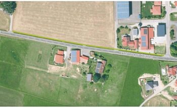 Radweganbindung beim gewerbegebiet In de rau